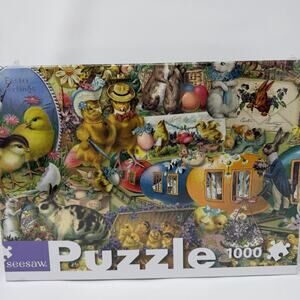 Easter Wishes Seesaw 1000 Piece Puzzle Ages 12+ 48x73cm
